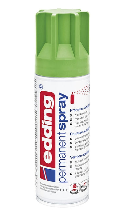 Edding Farbspray – Gelbgrün, Seidenmatt, 200 ml