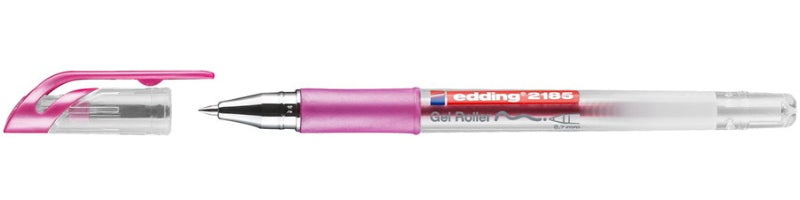 Edding 2185 Gelschreiber – Metallisch, Pink, Kappe