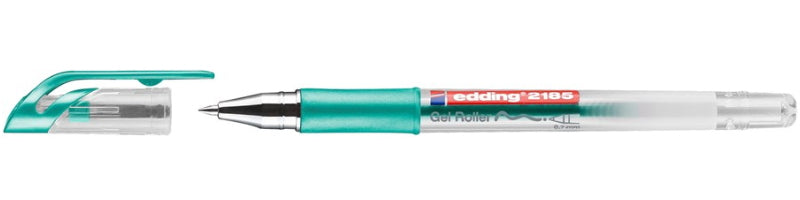 Edding 2185 Gelschreiber – Grün, Metallisch, Kappe