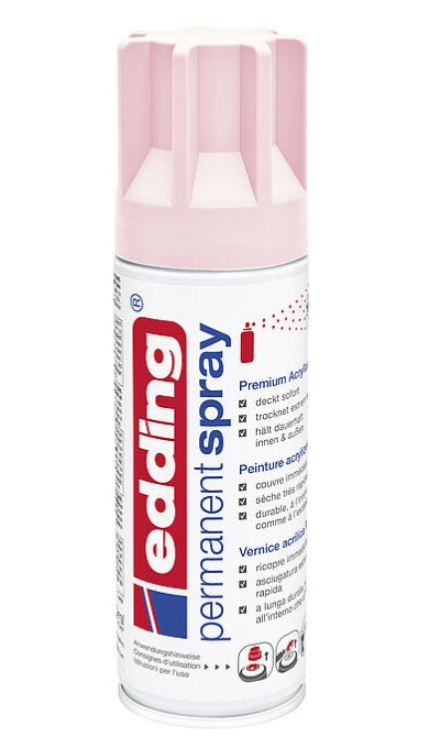 Edding Farbspray – Pastellrosa, Seidenmatt, 200 ml