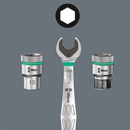 Wera 6000 Joker 4 Imperial Set – 4 Teile, Schlüsselweite 10–19 mm