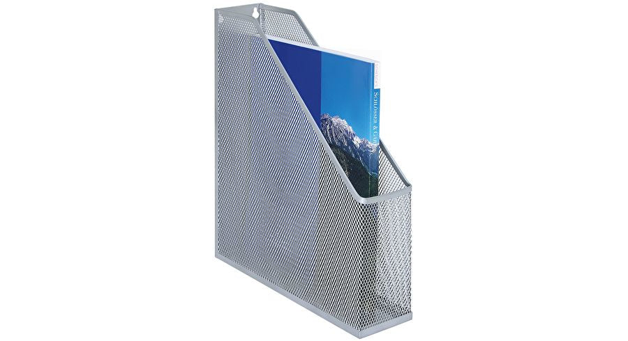 Wedo Katalogsammler – für A4 – Metall – Silber – 75 × 248 × 320 mm