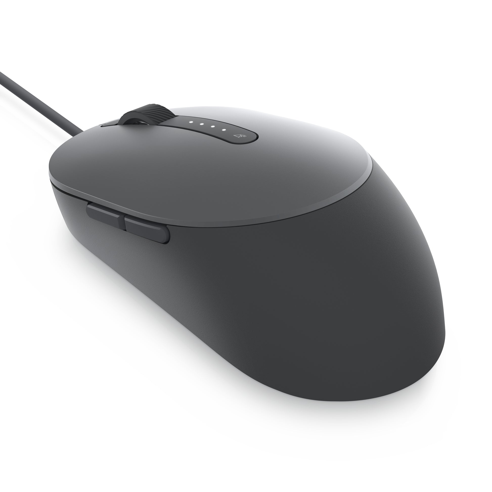 DELL MS3220 – Maus – Kabelgebunden (USB‑A), 3200 DPI, beidhändig, Grau, Titan
