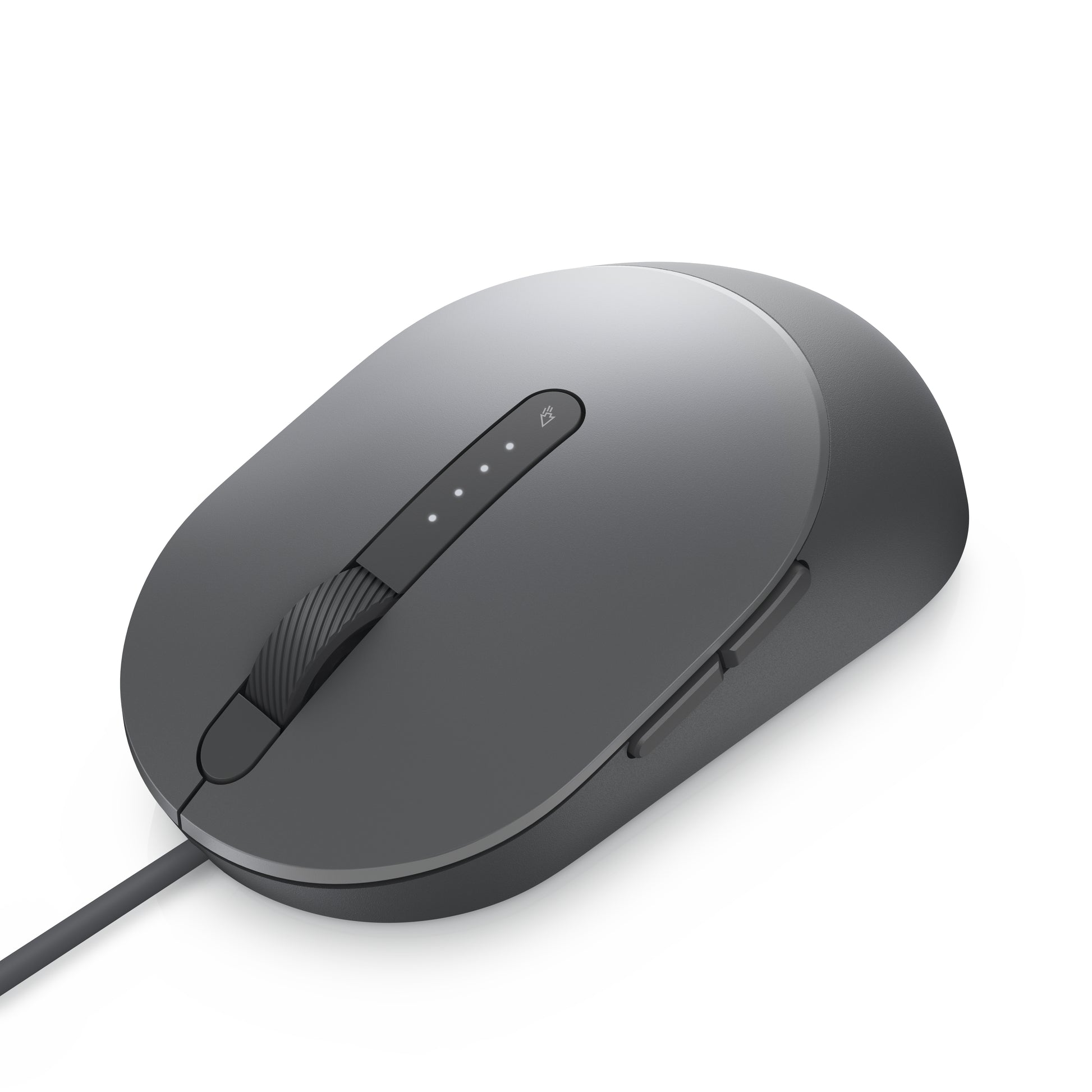 DELL MS3220 – Maus – Kabelgebunden (USB‑A), 3200 DPI, beidhändig, Grau, Titan