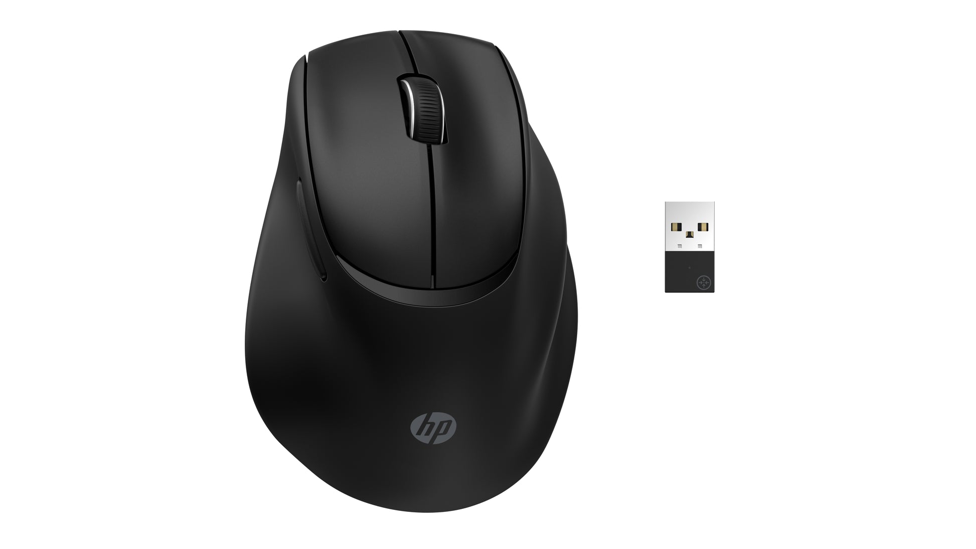 HP Tilt 725M – Maus – Kabellos (Bluetooth/2,4 GHz), 6000 DPI, Rechts, Schwarz