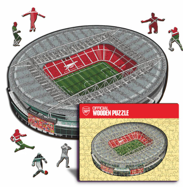 Iconic Puzzles Puzzle Emirates Stadium (Arsenal FC) – 270 Teile – 42 × 30 cm – ab 14 Jahren – Holz – mehrfarbig