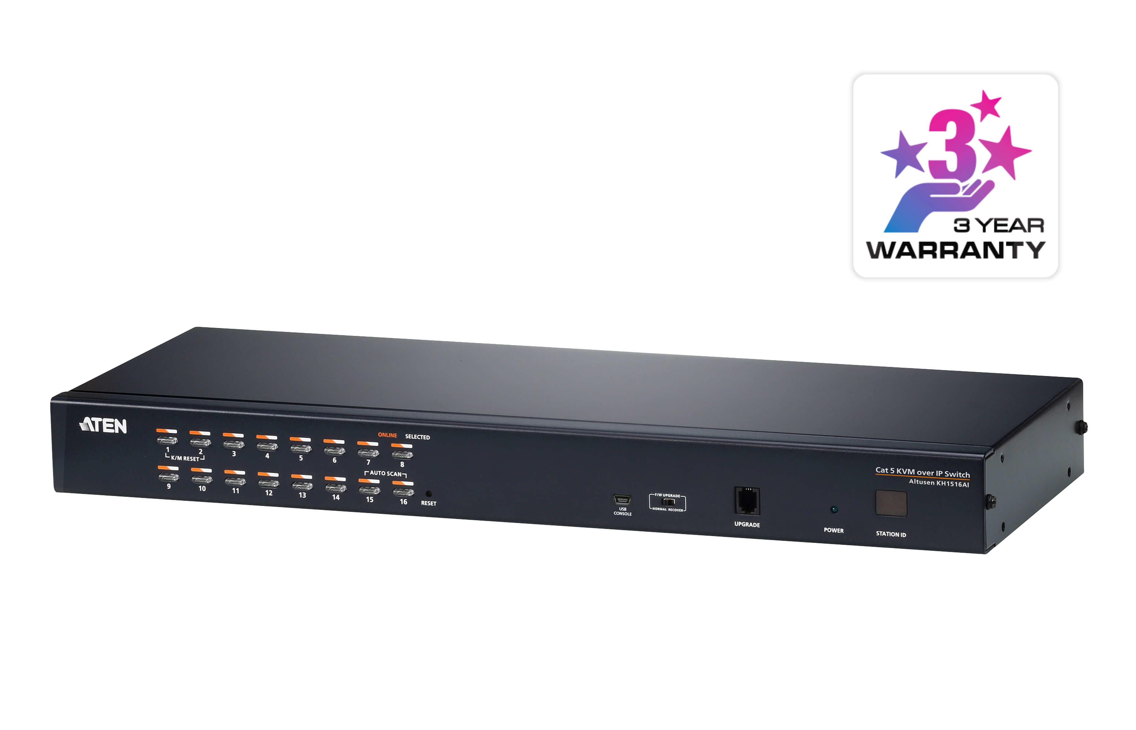 ATEN KVM-Switch, 16-Port RJ45 High-Density