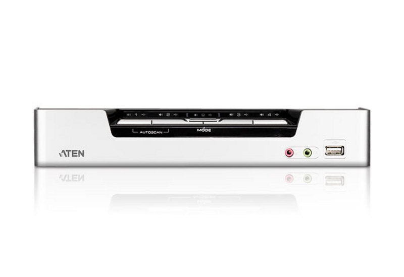 ATEN KVM-Switch, 4-Port, HDMI/USB, 2.1 Audio