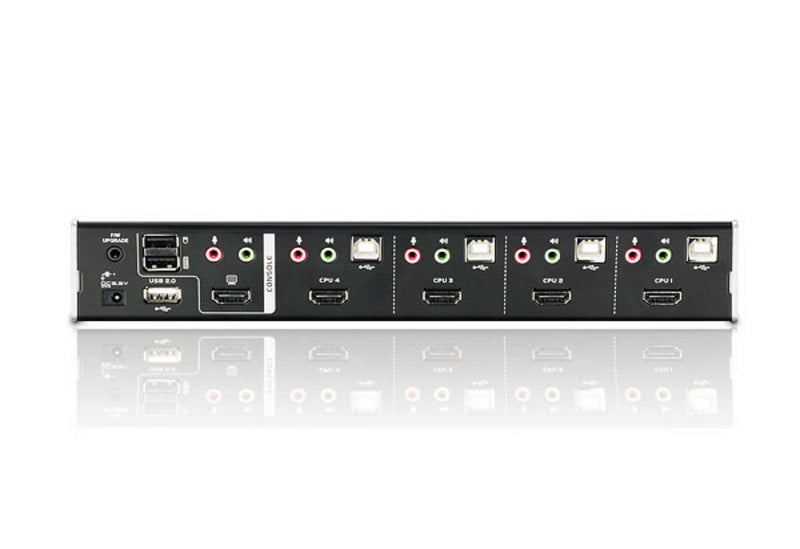 ATEN KVM-Switch, 4-Port, HDMI/USB, 2.1 Audio