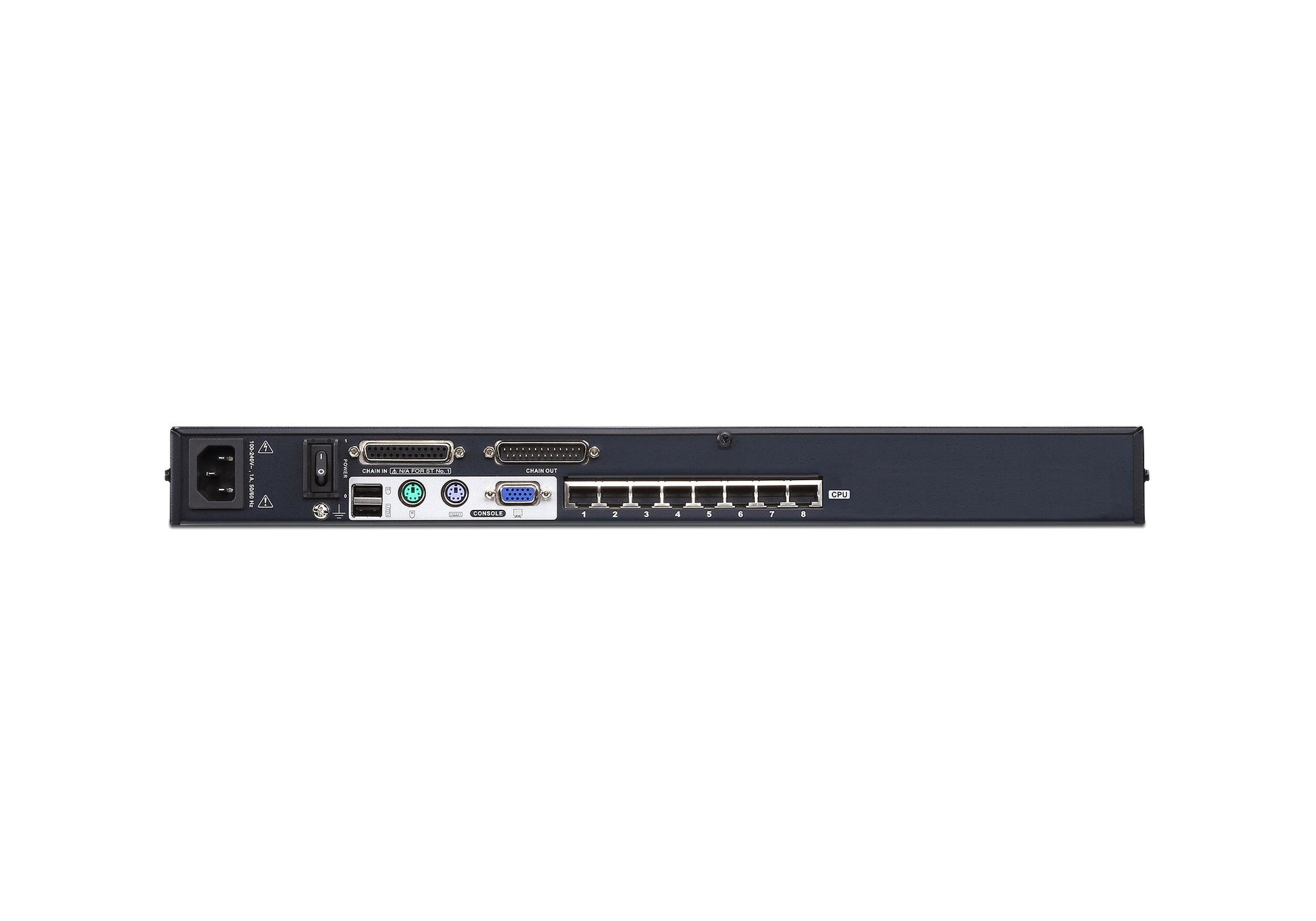 ATEN KH1508A – KVM-Switch, VGA/USB 2.0/PS/2/RJ-45, 1920 × 1200, OSD, Rackeinbau