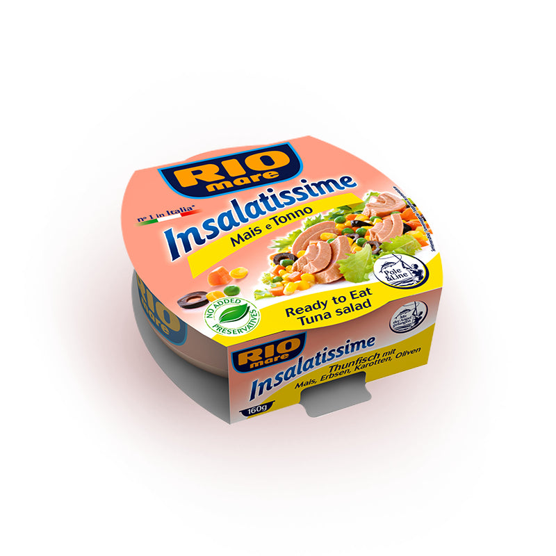 Rio Mare Insalatissime Thon-Salat Mais & Gemüse Dose – 160 g