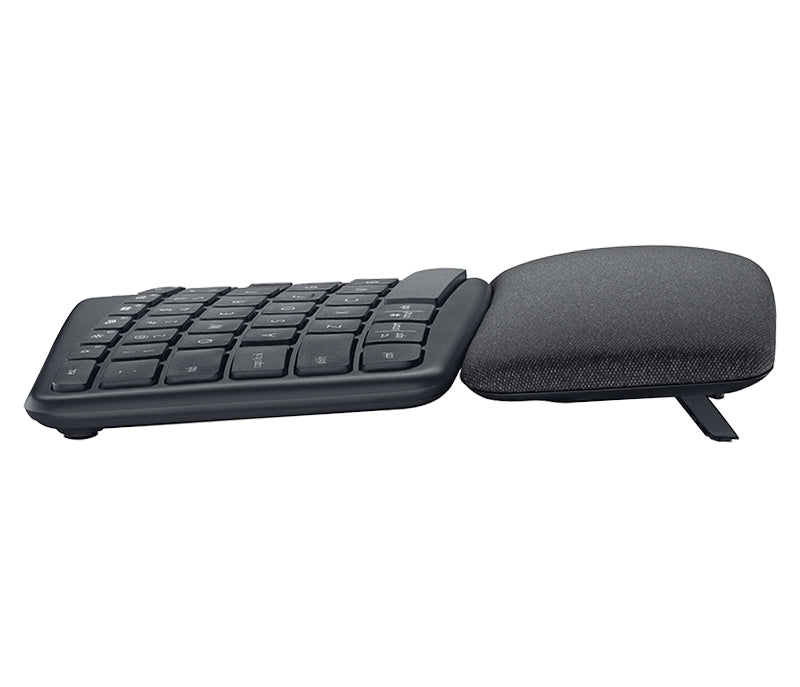Logitech ERGO K860 – Ergonomische Tastatur – Bluetooth & 2,4 GHz (USB-A Empfänger) – QWERTZ (DE) – Graphit