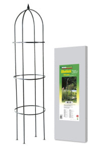 Windhager Obelisk Basic – 193 × 45 cm, Metall, pulverbeschichtet, grün