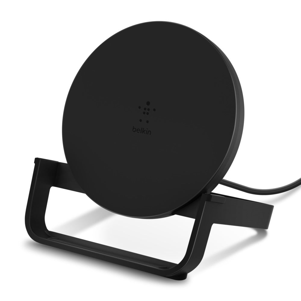 Belkin Kabelloses Ladegerät, 10 W, QC 3.0, mit 1,2 m Micro-USB-Kabel – für Smartphone – Schwarz