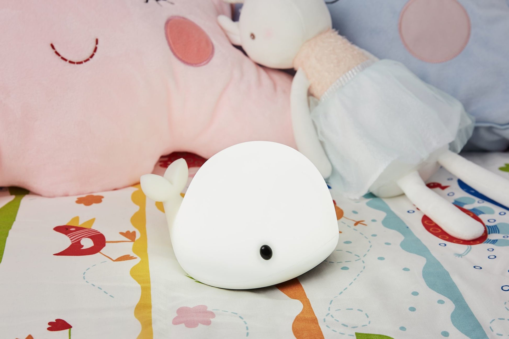 Pauleen Nachtlicht Night Whale – 20 lm, mehrfarbig, Akku, IP20 – Weiss