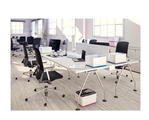 Leitz MyBox Aufbewahrungsbox – ABS Kunststoff, Weiss, 31,8 × 19,8 × 38,5 cm