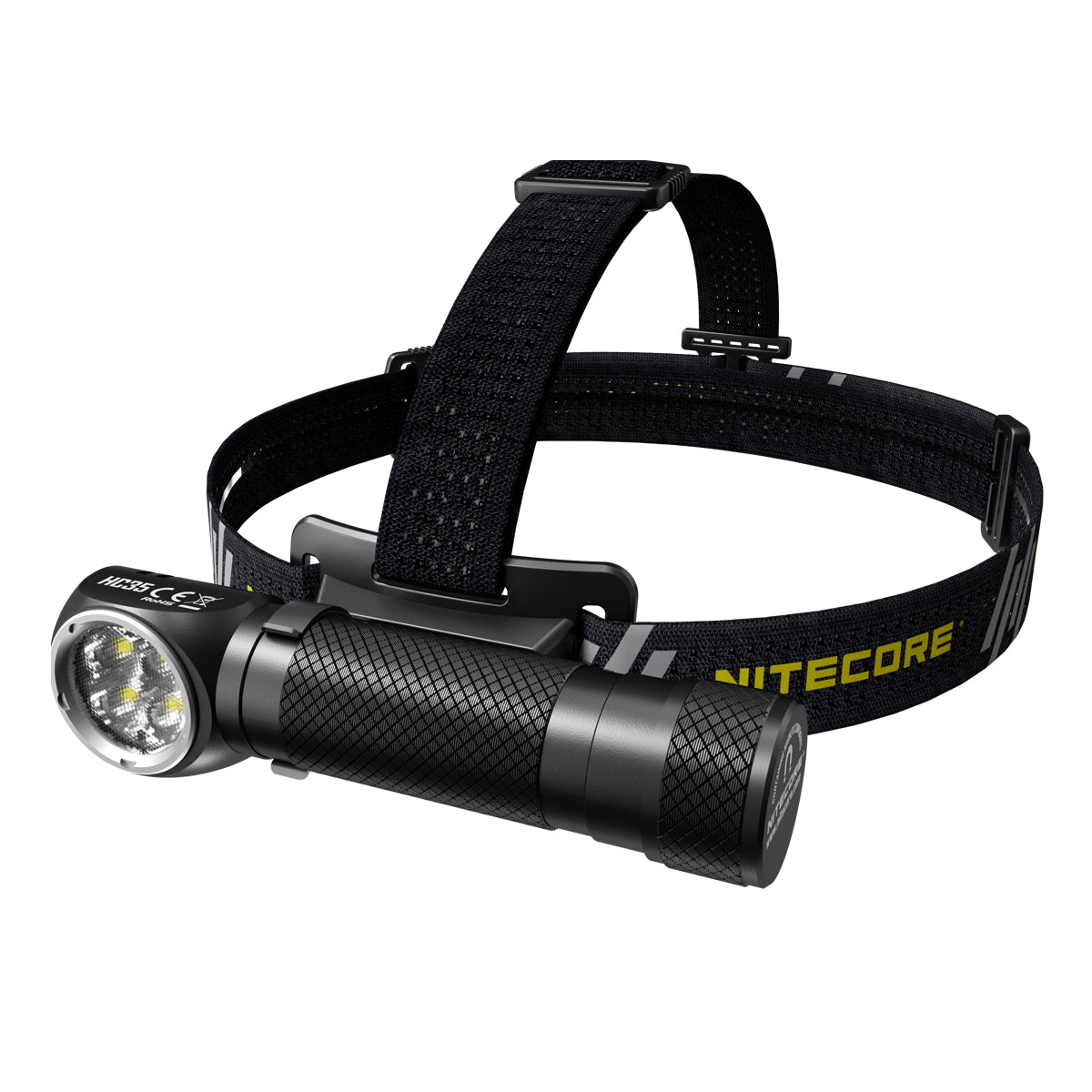 Nitecore Stirnlampe HC35 – 2700 lm, 134 m, Laufzeit 1200 h – Schwarz