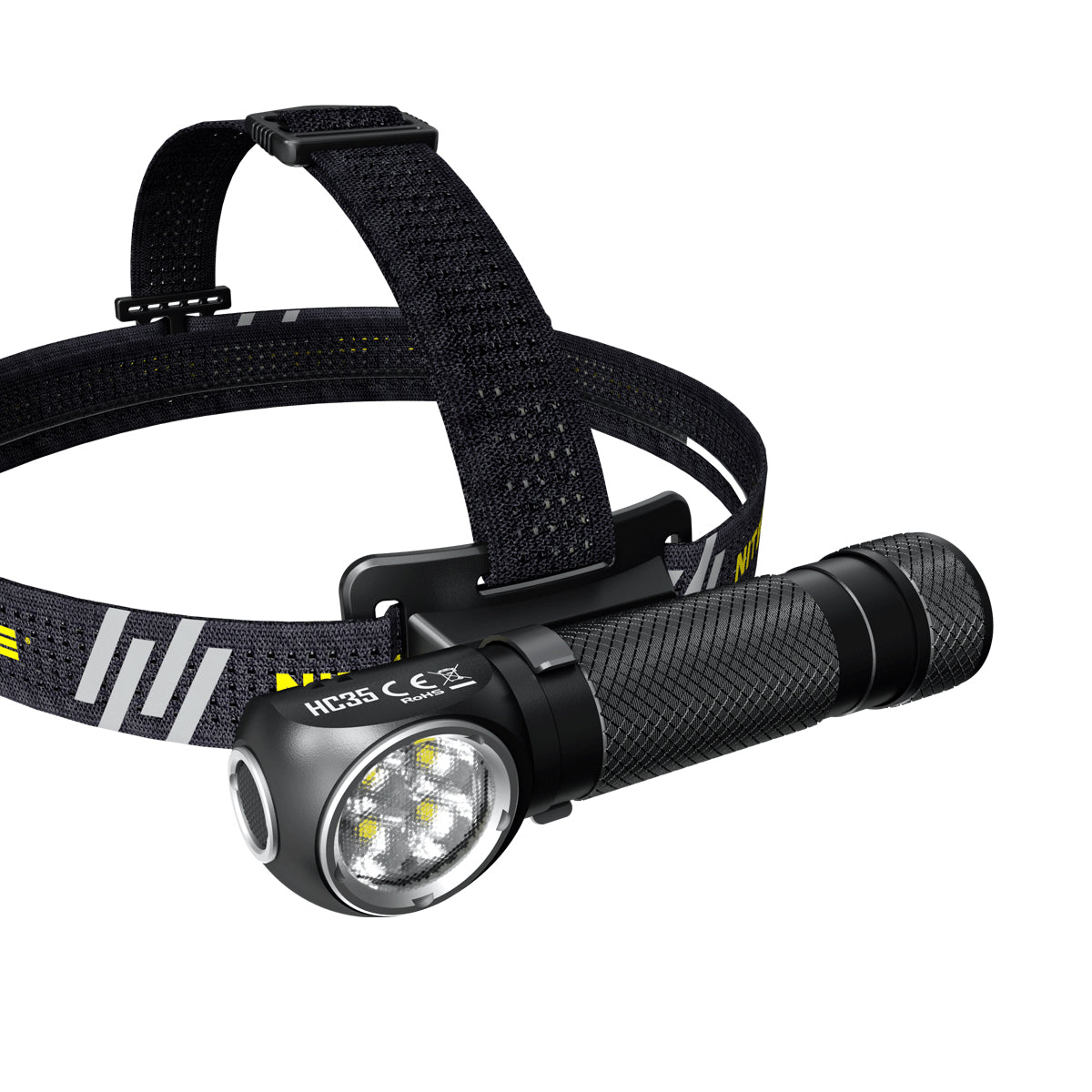 Nitecore Stirnlampe HC35 – 2700 lm, 134 m, Laufzeit 1200 h – Schwarz