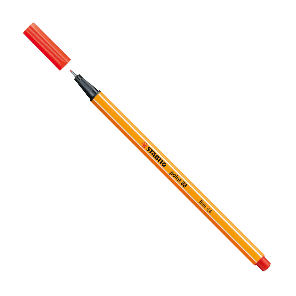 STABILO Point 88 Fineliner 0,4 mm – Hellrot