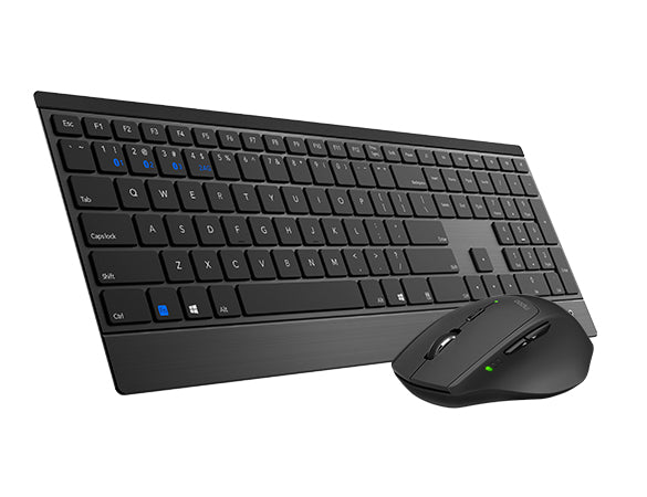 Rapoo 9500M – Tastatur, kabellos (Bluetooth/2,4 GHz), Multi-Device, Schwarz