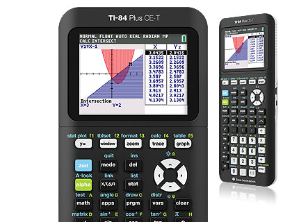 Texas Instruments Taschenrechner 84 Plus CE Python Edition – 10-stellig, Farbdisplay, Akku, schwarz