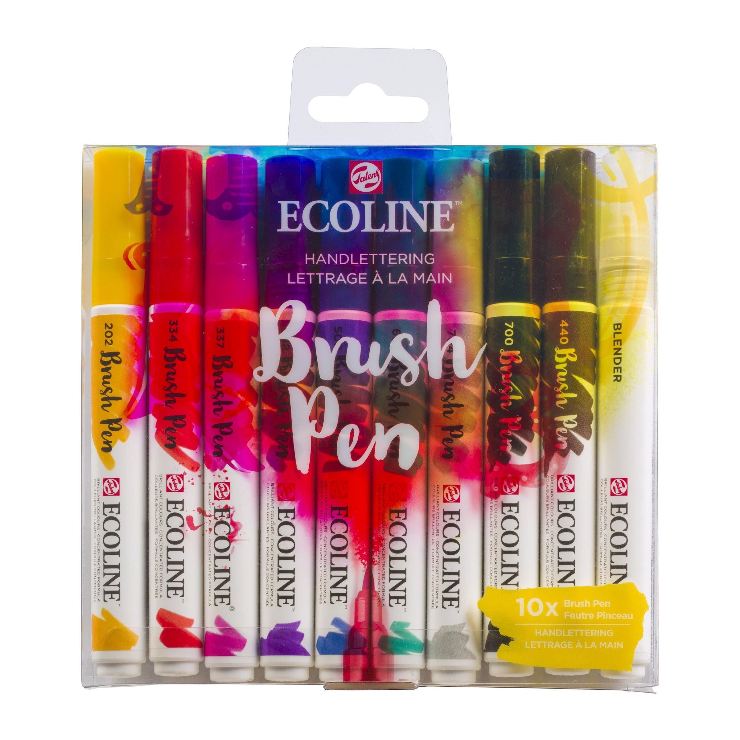 Talens Ecoline – Brush Pen Set, Wasserfarben
