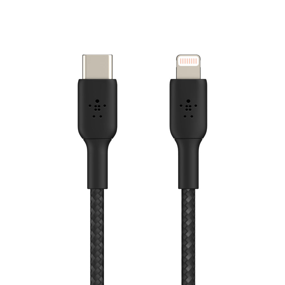 Belkin USB-C auf Lightning Kabel, 2 m, Schwarz, MFi-zertifiziert