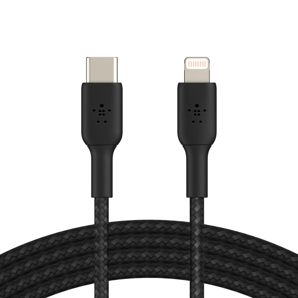 Belkin USB-C auf Lightning Kabel, 1 m, Schwarz, MFi-zertifiziert