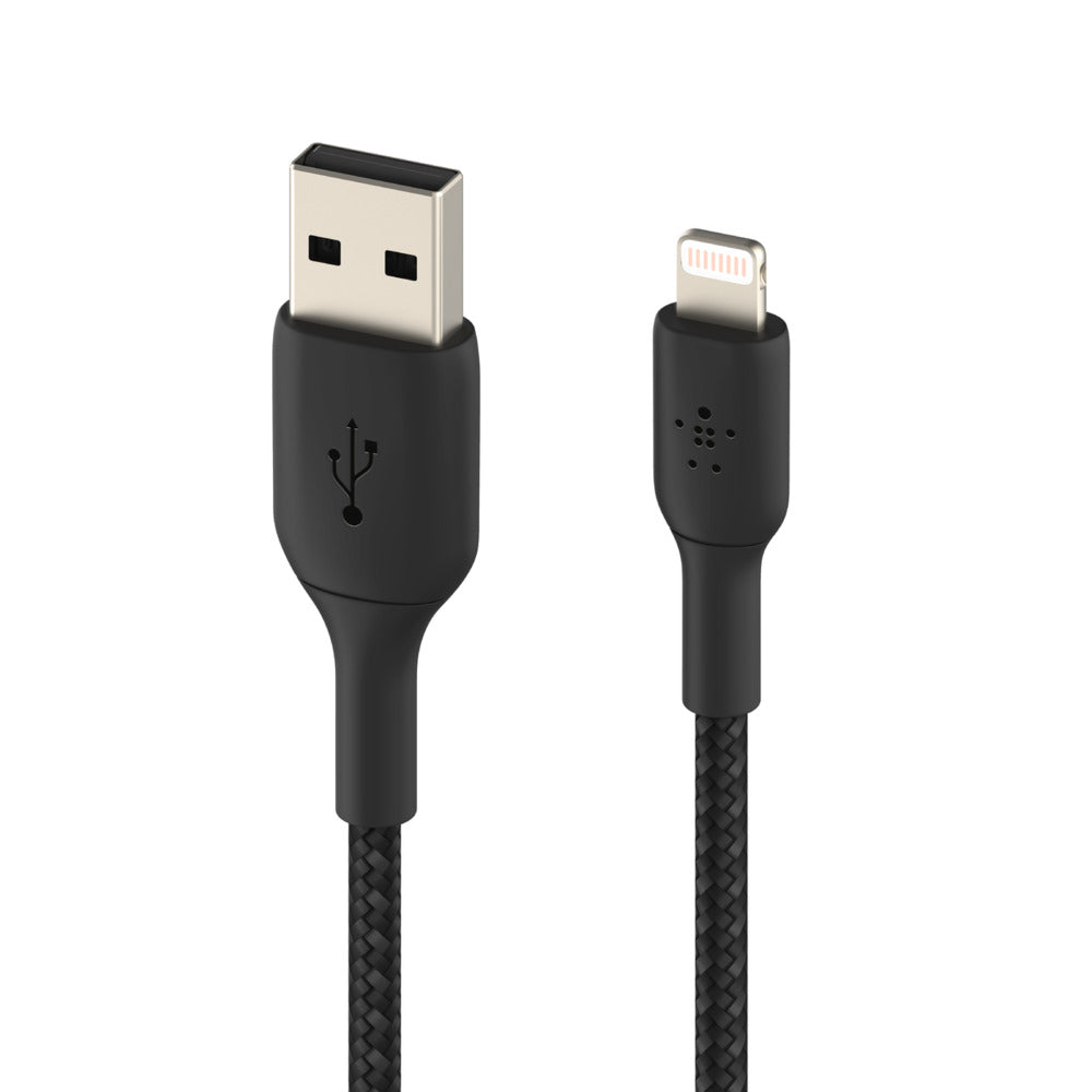 Belkin USB auf Lightning Kabel, 0,15 m, Schwarz, MFi-zertifiziert