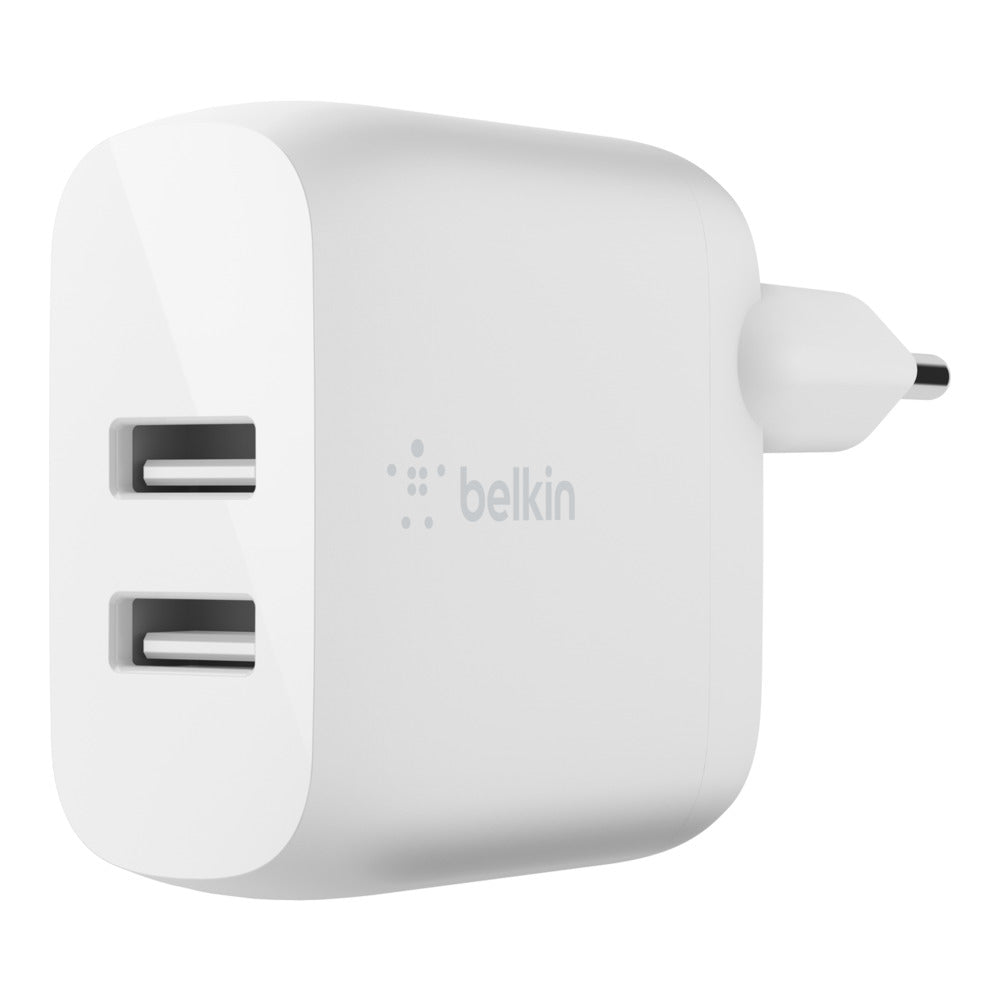 Belkin Ladegerät – 24 W, 2× USB-A, mit 1 m USB-C-Kabel