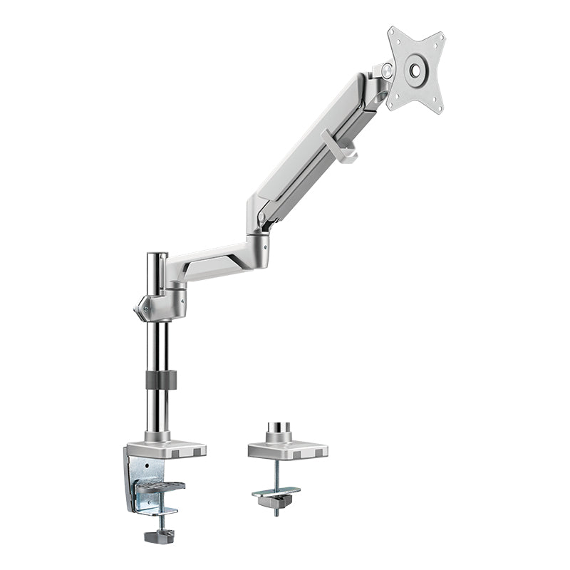 LogiLink BP0087 – Monitorarm Tischhalterung – Klemme/Durchführung – 1 Monitor – 17–32" – VESA 75×75/100×100 mm