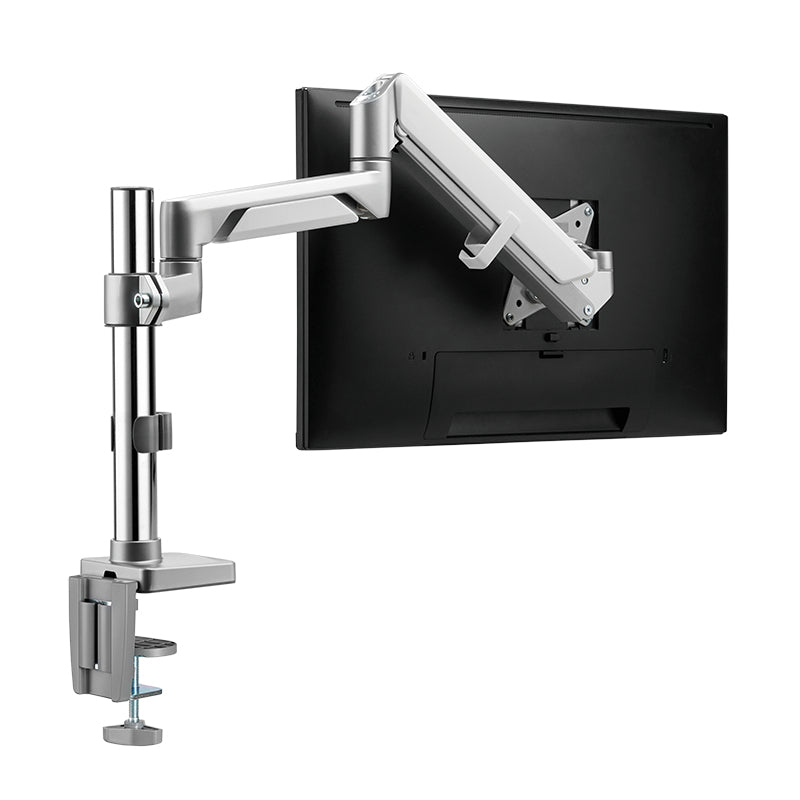 LogiLink BP0087 – Monitorarm Tischhalterung – Klemme/Durchführung – 1 Monitor – 17–32" – VESA 75×75/100×100 mm