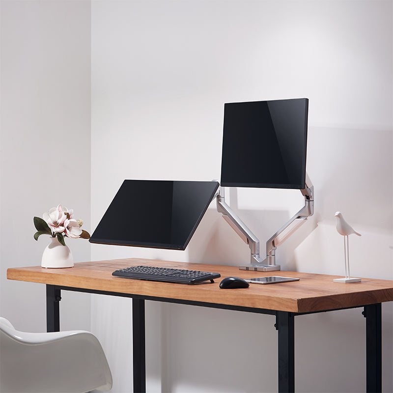 LogiLink BP0088 Doppel-Monitorarm – 9 kg Tragkraft, VESA 100 × 100 mm