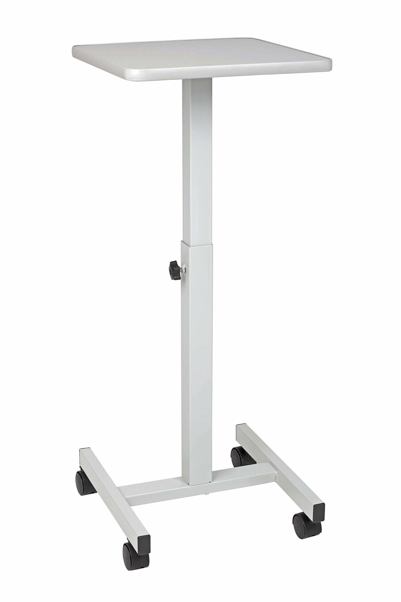 MAUL Projektionswagen – höhenverstellbar 64–100 cm, Tragkraft 20 kg, 4 Rollen (2 feststellbar), grau
