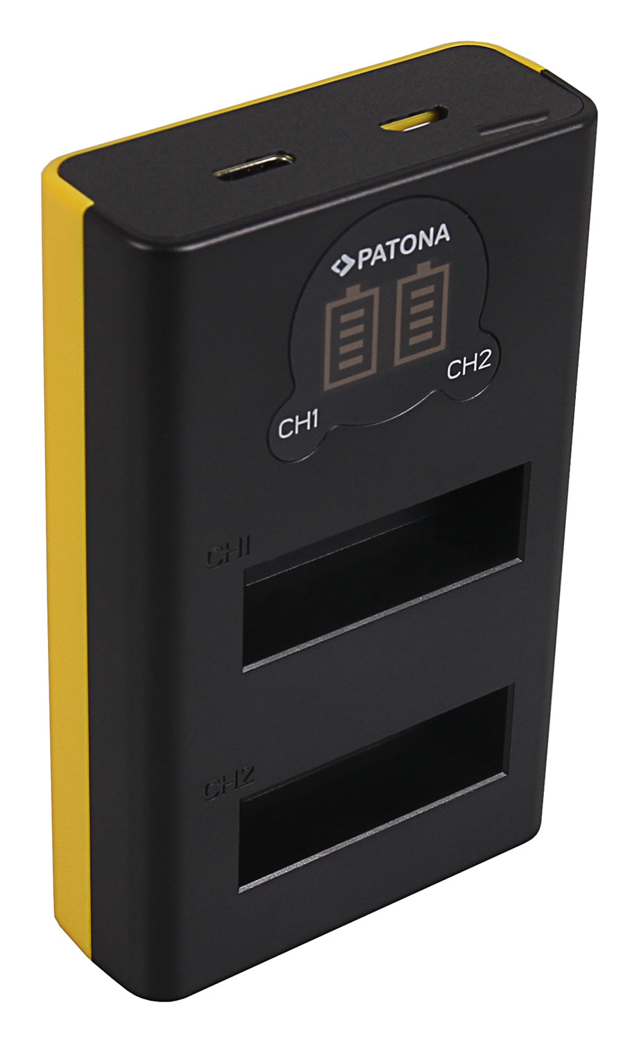 PATONA 01883 Dual-Ladegerät Akkulader – für DJI Osmo Action – 2-fach, USB