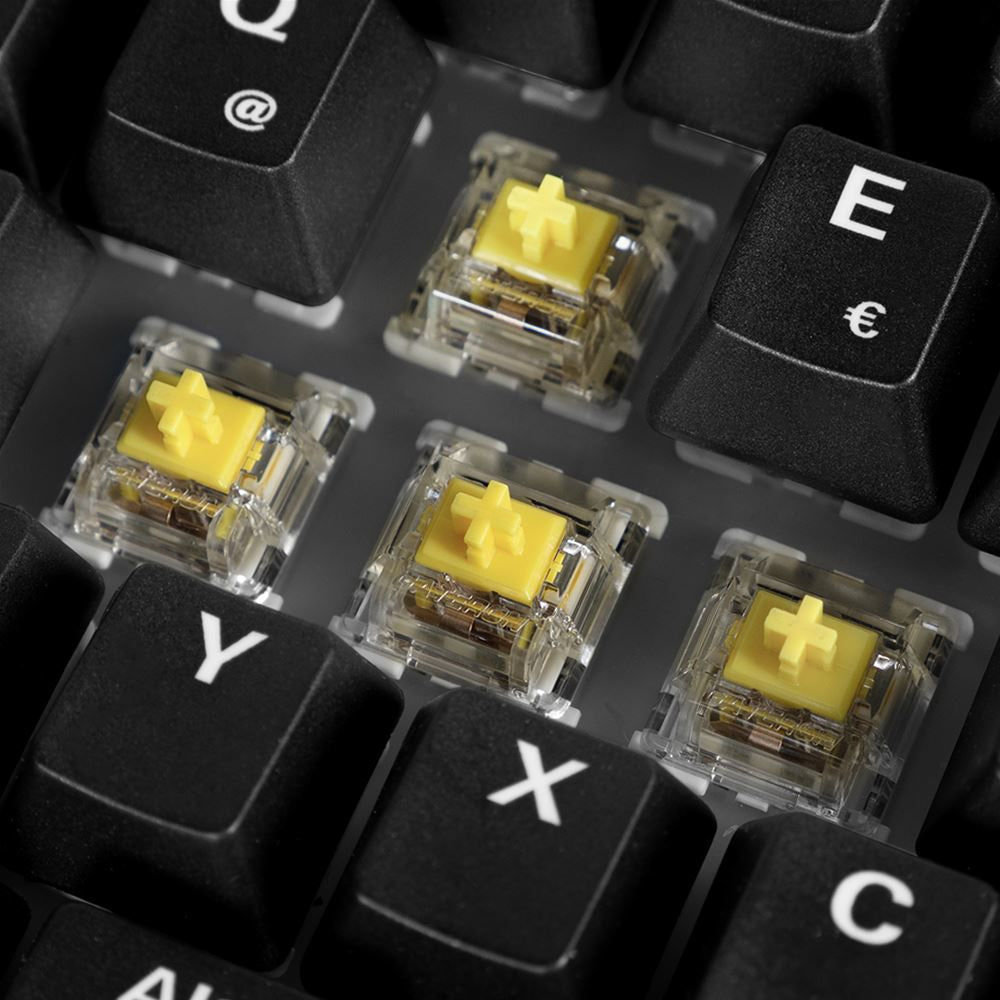Sharkoon Skiller SGK50 S3 Wood – Tastatur 75% – Mechanisch, Hot-Swap – QWERTZ (DE) – Ohne Ziffernblock