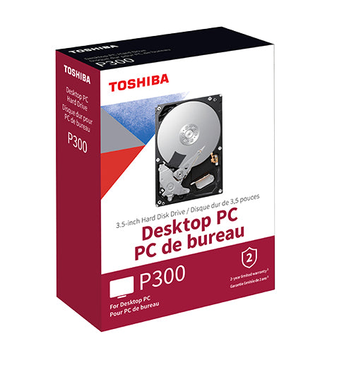Toshiba P300 – 6 TB 3,5" SATA III HDD, 128 MB Cache, 5'400 U/min