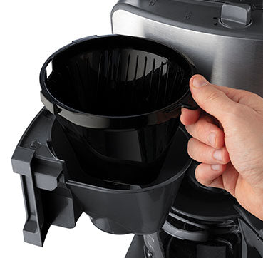 Russell Hobbs 25610-56 Filterkaffeemaschine – 10 Tassen, 1,3 l, Karaffe, Schwarz/Edelstahl