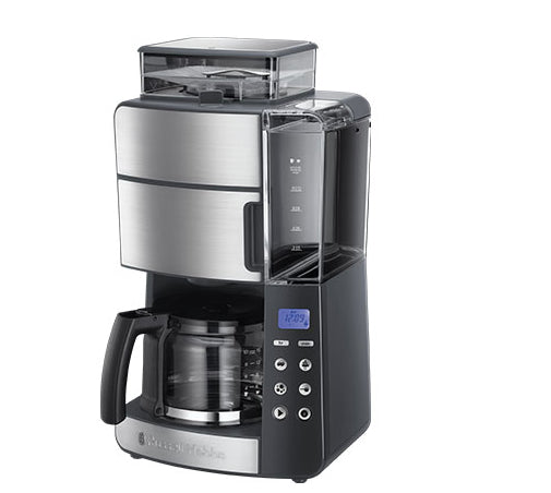 Russell Hobbs 25610-56 Filterkaffeemaschine – 10 Tassen, 1,3 l, Karaffe, Schwarz/Edelstahl
