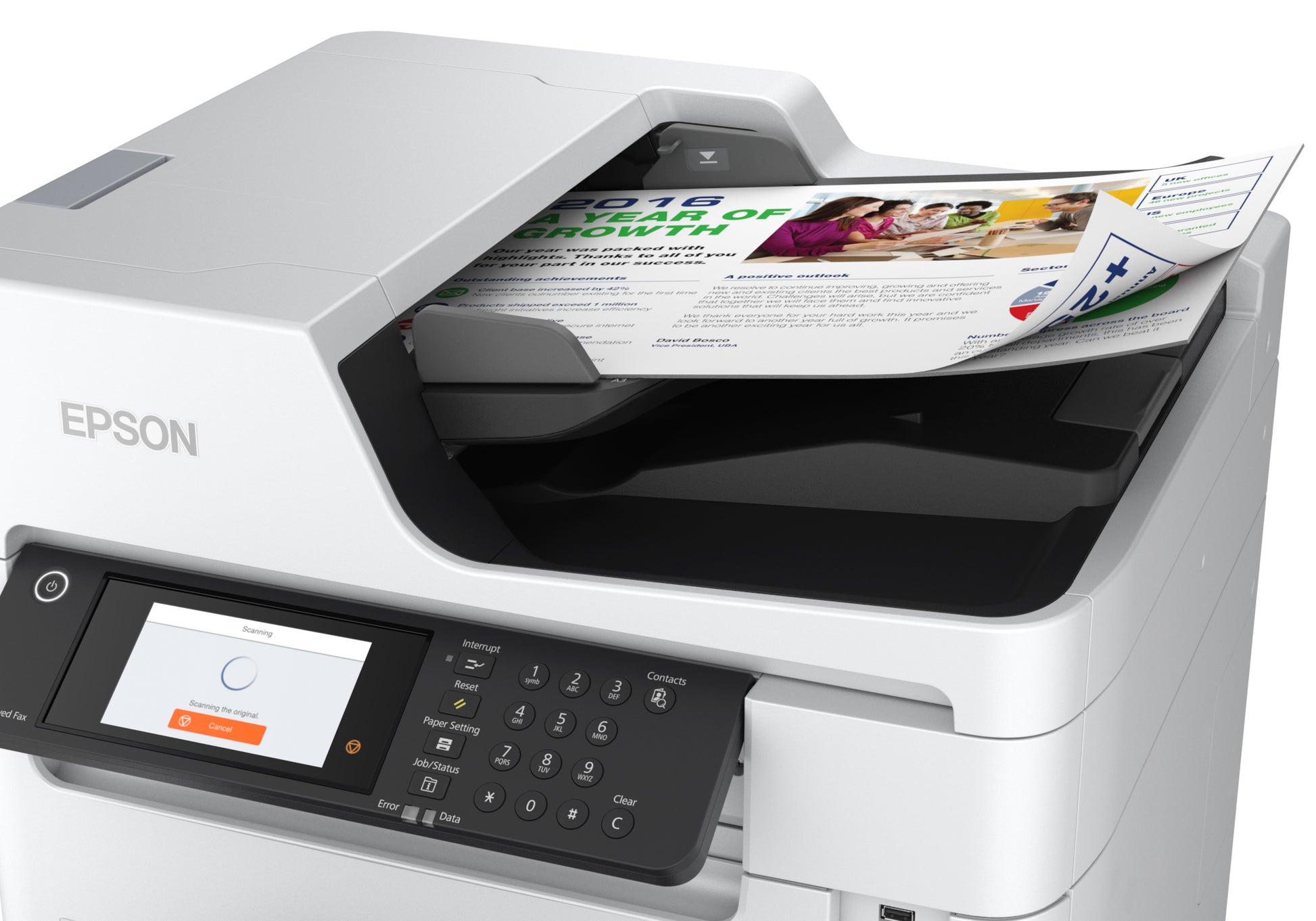 Epson WorkForce Pro RIPS WF-C879R – Farbiges Tintenstrahl-MFP A3, 3-in-1 – USB/LAN/WLAN – 22 ppm S/W