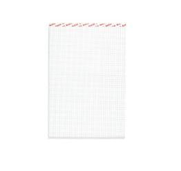 Elco Notizblock, A4, kariert, Klammerheftung, 100 Blatt, perforiert, 65 g/m² – grau