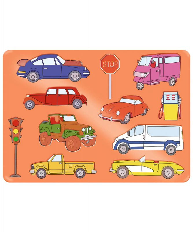 URSUS Set 2 – Malschablonen-Set – Autos – 26,8 × 18,9 × 0,2 cm – ab 3 Jahren