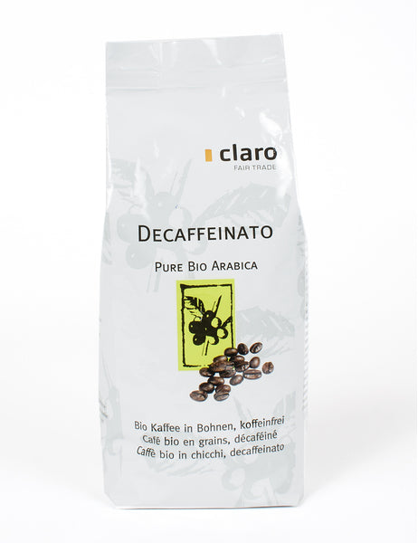 Claro Kaffeebohnen – Café Crème, entkoffeiniert, Bio, 500 g