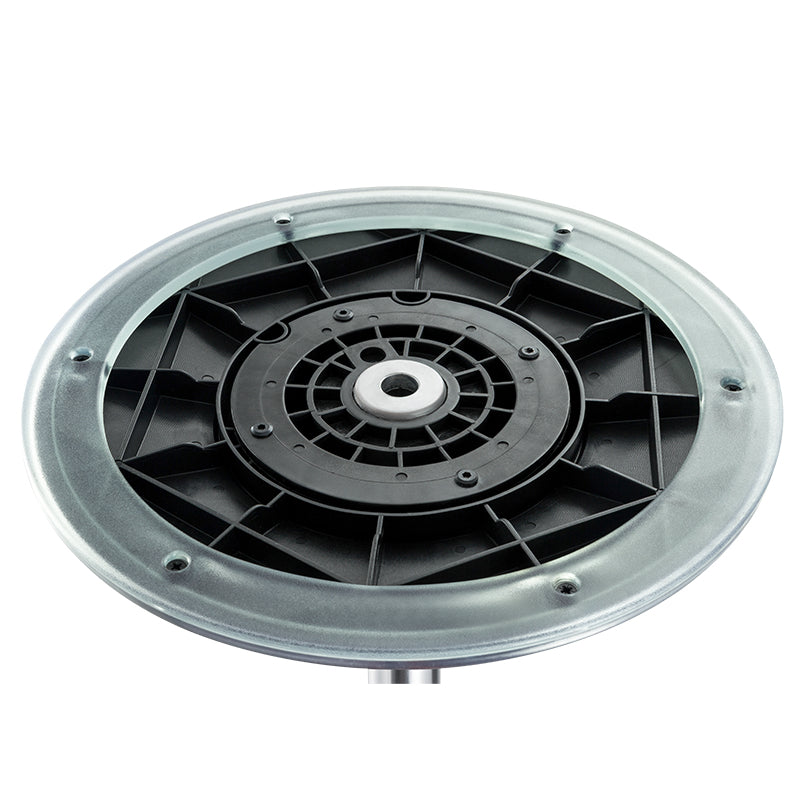LogiLink Stehhocker – Stoff – Grau/Schwarz, 50,6–70,6 cm, bis 113 kg