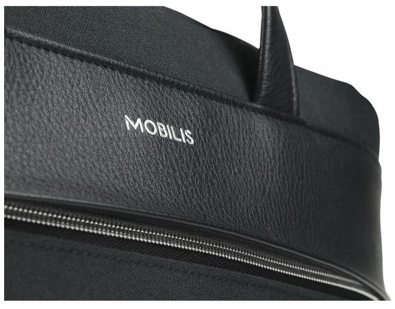 Mobilis Notebook-Tasche bis 15,6" – wasserfest, mit Tablet-Fach – Schwarz