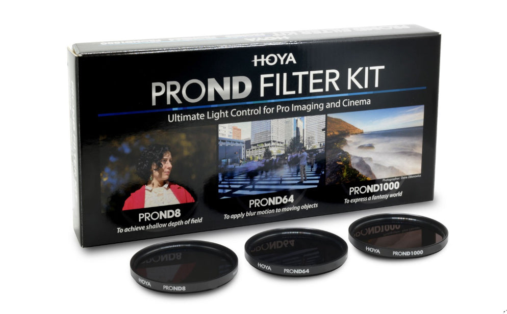 Hoya ND-Filterset – ND8/ND64/ND1000 – für 58 mm – 3er-Pack