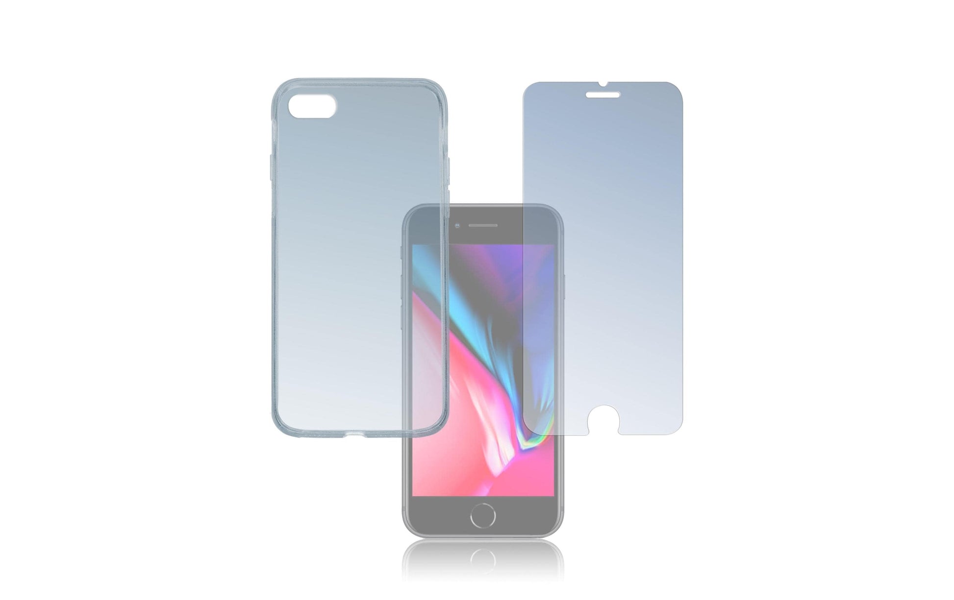4smarts Displayschutz (Panzerglas) – für iPhone 7/8/SE (2. Gen.)