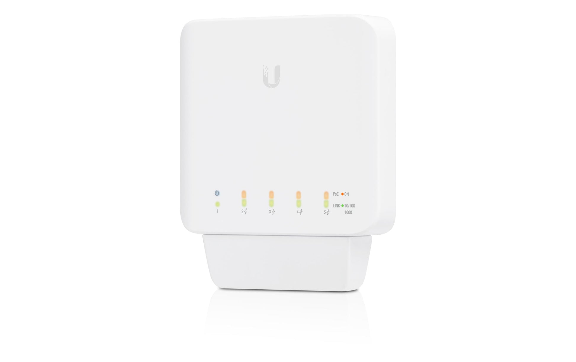 Ubiquiti UniFi Switch Flex – Managed L2 Switch – 5× 1G (4× PoE), PoE/PoE+/PoE++, PoE-Budget 46 W, Desktop