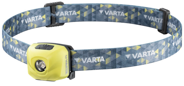 Varta Stirnlampe H30R – 300 lm, 91 m, IPX4, Laufzeit 21 h, dimmbar – Limette
