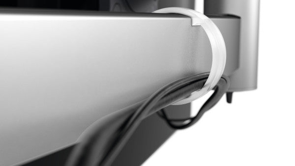 Durable Monitorhalterung, 2 Monitore, Tischklemme, bis 27", VESA 75 × 75/100 × 100 mm, höhenverstellbar